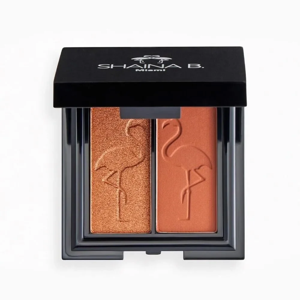 Shaina B. Miami Eyeshadow Duo in B. Brazen .088oz/ 2.5g Deluxe Sample NEW